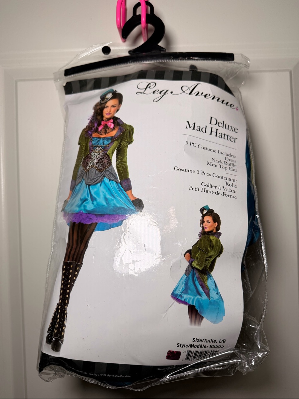 Leg Avenue Mad Hatter Costume - Blue, Purple, Green